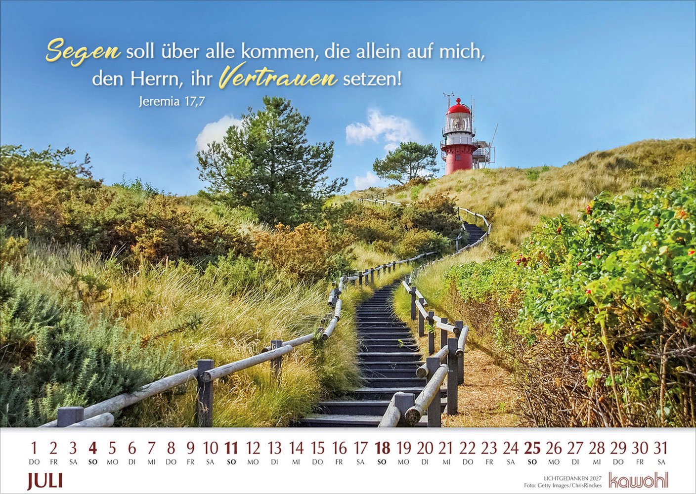 Lichtgedanken 2027 - Wandkalender