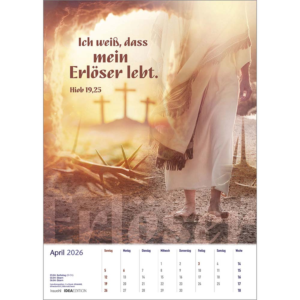 Auf seinem Weg 2026 - Wandkalender