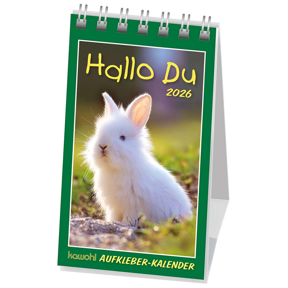 Hallo Du 2026 - Aufkleber-Kalender