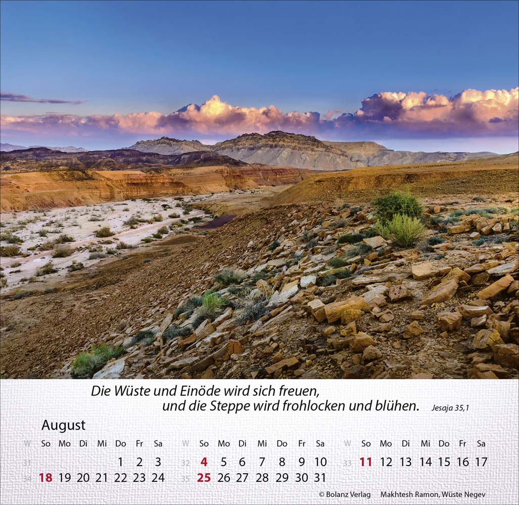 Israel Shalom 2024 - Tischkalender Israel Shalom 2024 - Tischkalender