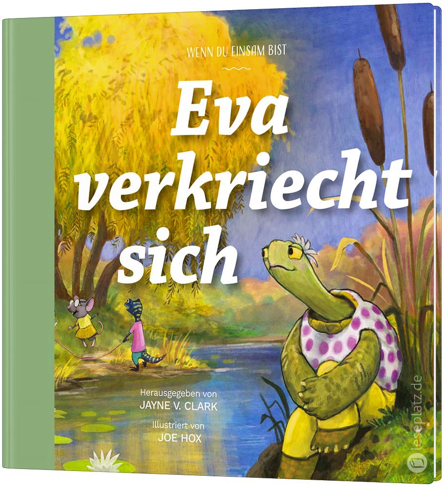 Eva verkriecht sich