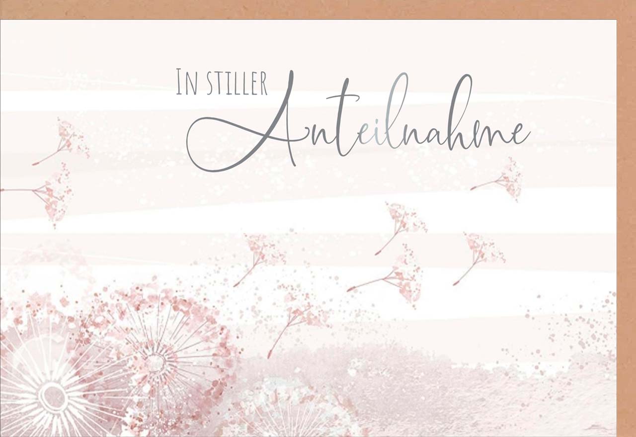 Faltkarte "In stiller Anteilnahme" Faltkarte "In stiller Anteilnahme"