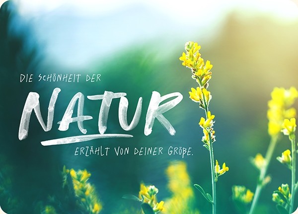 Postkarte - Big Blessing "Natur"