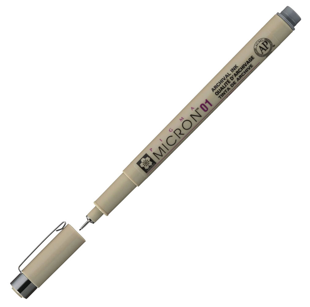 Fineliner Pigma Micron 01 - Dunkelgrau