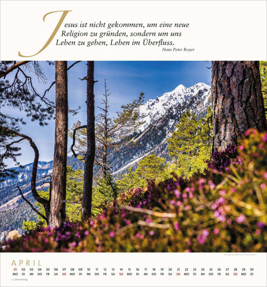 Der Bergkalender 2024 - Wandkalender