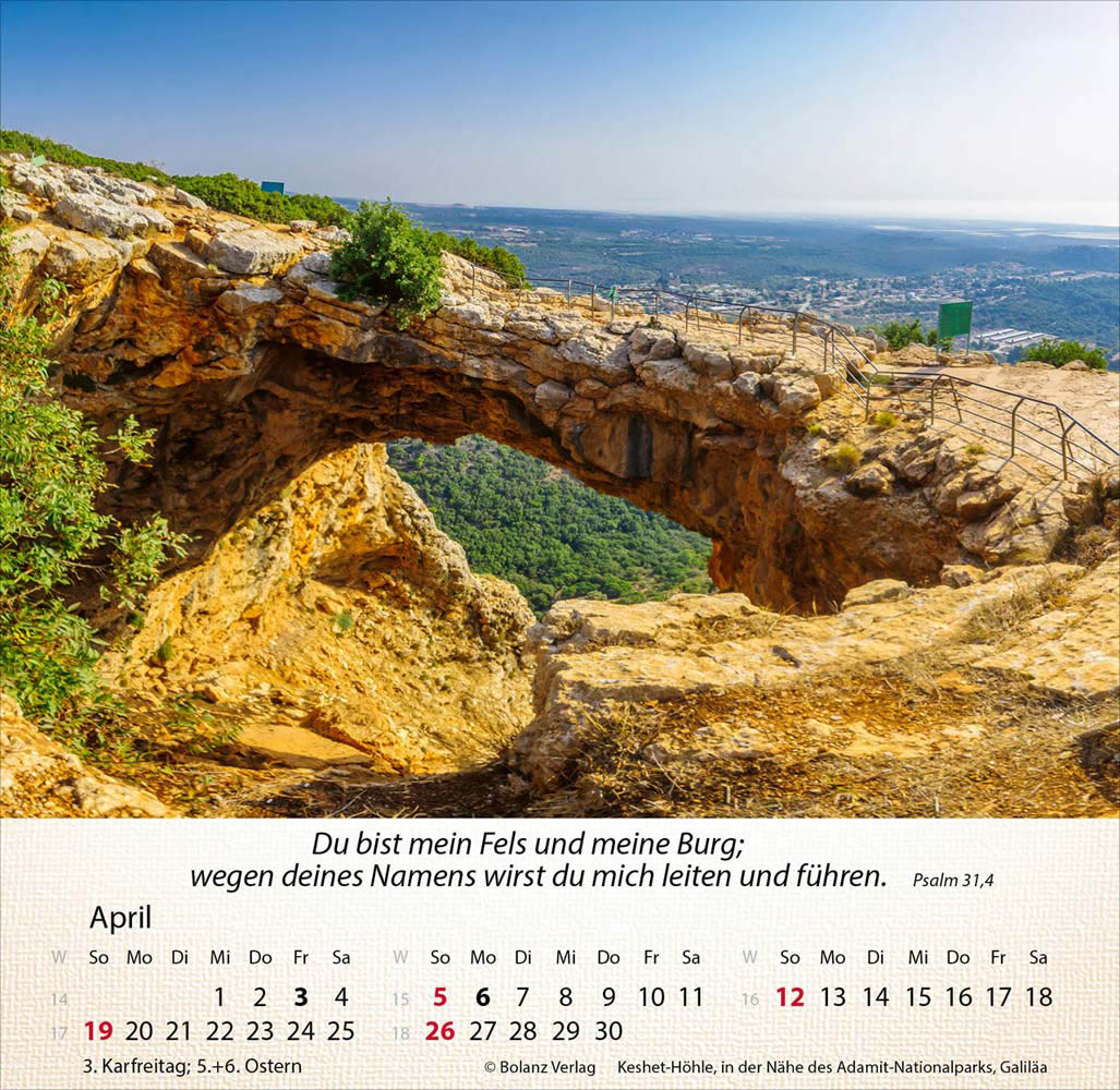 Israel Shalom 2026 - Tischkalender