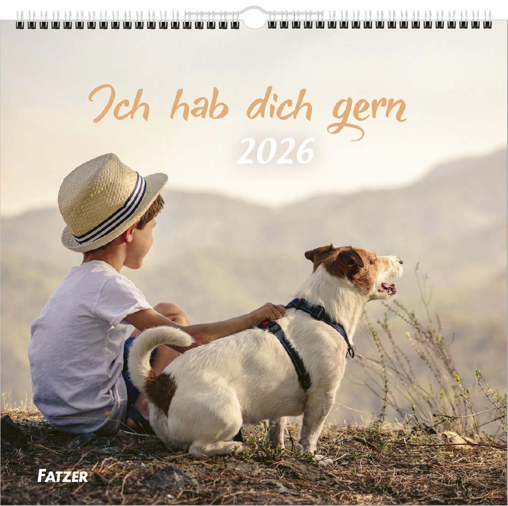 Ich hab dich gern 2026 - Wandkalender
