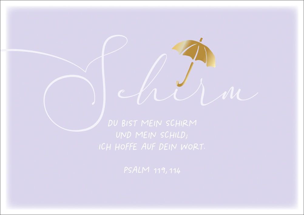 1797319696 Postkarte "Schirm"