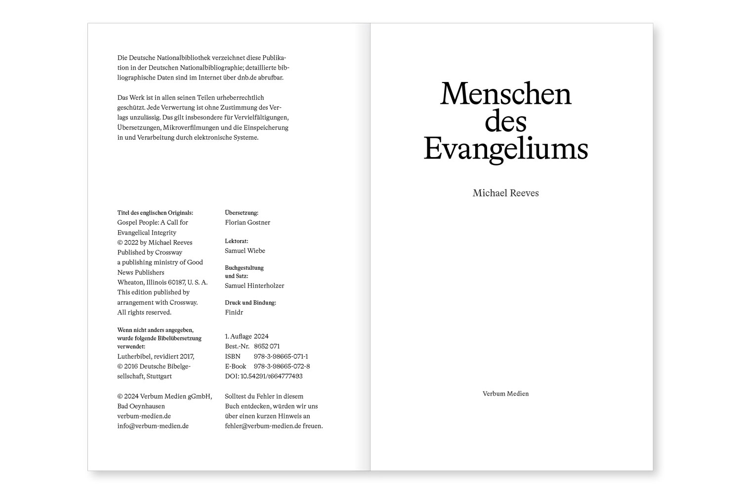 Menschen des Evangeliums