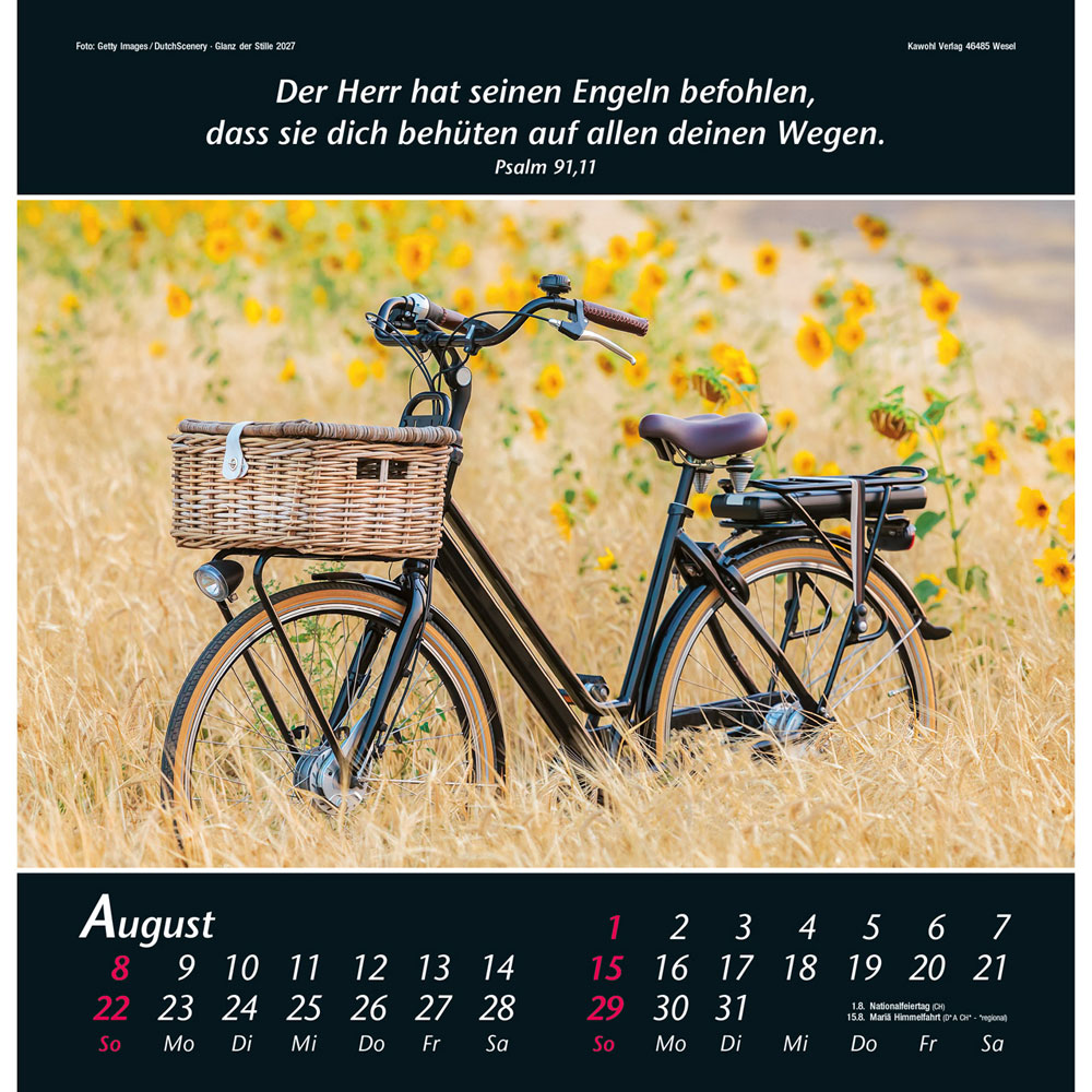 Glanz der Stille 2027 - Wandkalender