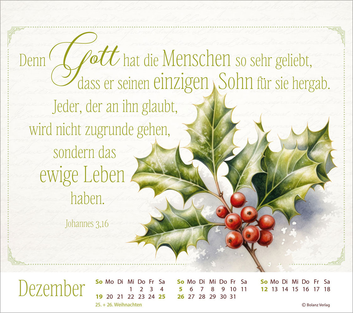 Wortpoesie 2027 - Tischkalender