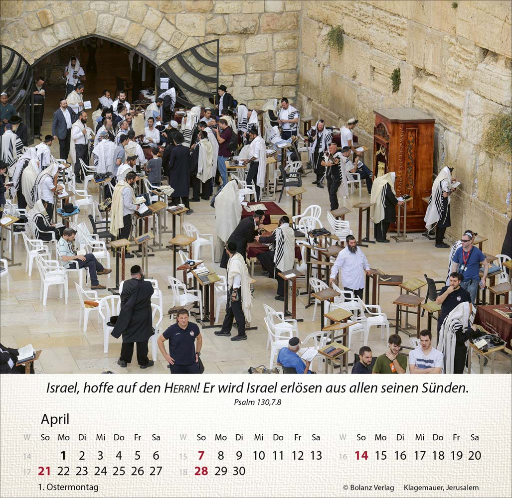 Israel Shalom 2024 - Tischkalender Israel Shalom 2024 - Tischkalender