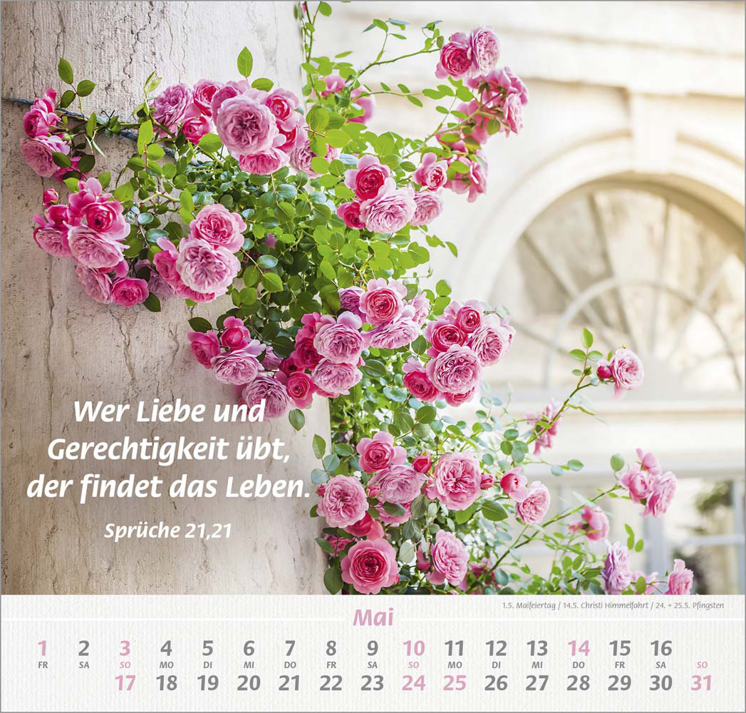 Denn du bist bei mir 2026 - Grossdruck-Kalender