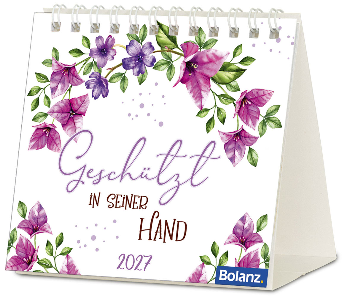 Geschützt in seiner Hand  2027 - Minikalender