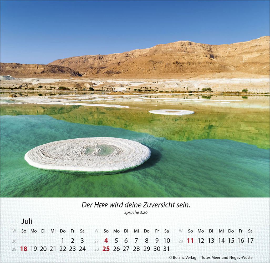 Israel Shalom 2027 - Tischkalender