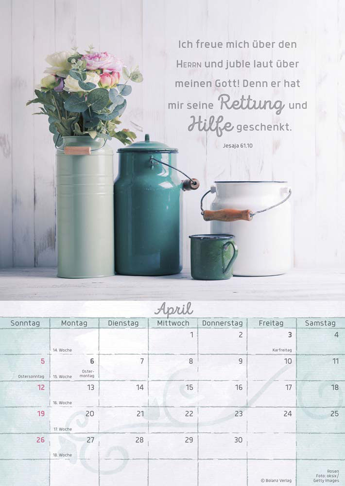 Momente der Freude 2026 - Wandkalender
