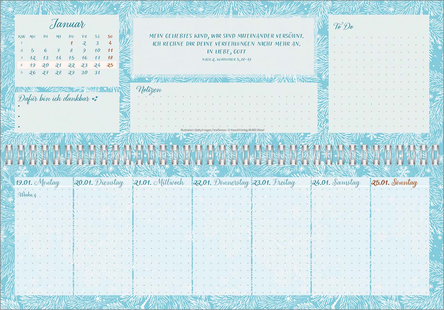 Meine fröhlich-bunte Segenswoche 2026 - Wochen-Tischkalender Meine fröhlich-bunte Segenswoche 2026 - Wochen-Tischkalender