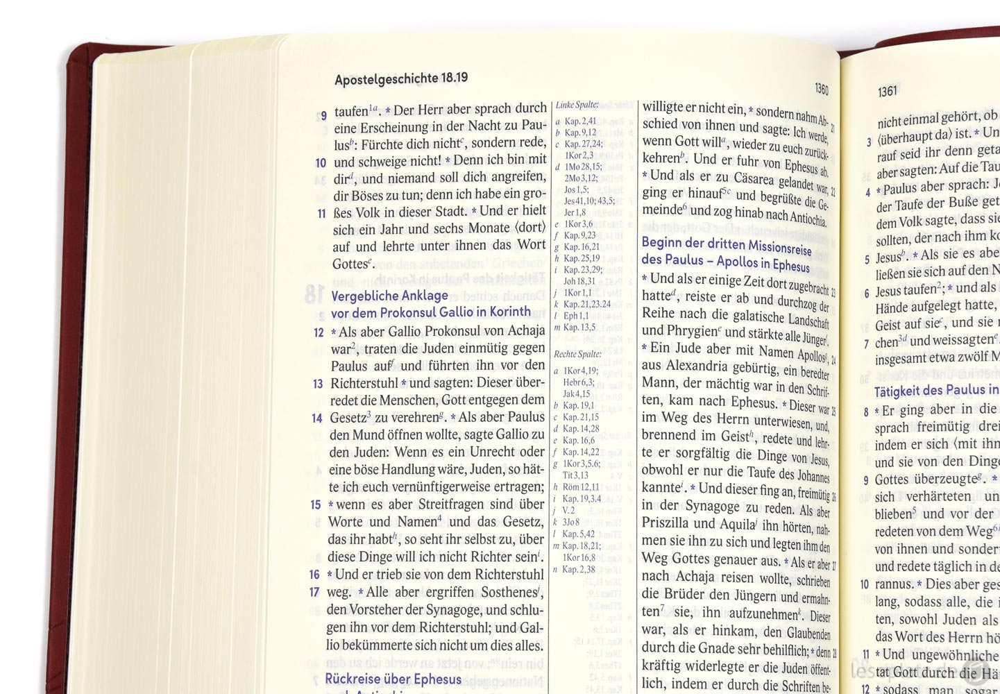 Elberfelder Bibel 2006 Standardausgabe - Kunstleder rot