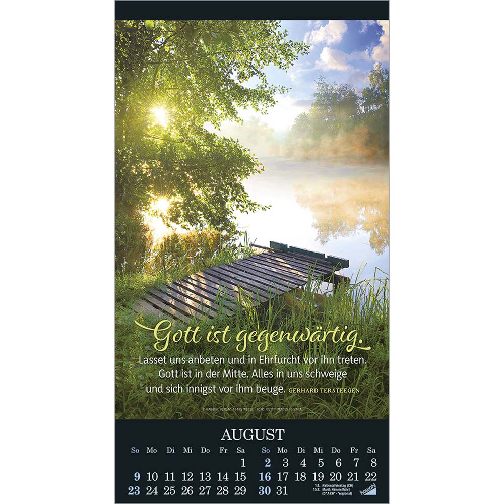 Die Wunder deiner Werke 2026 - Wandkalender