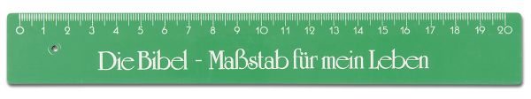 Lineal "Die Bibel - Maßstab für mein Leben"