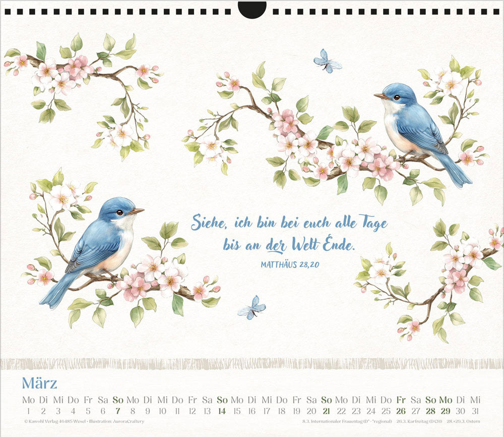 Freude im Herzen 2027 - Wandkalender