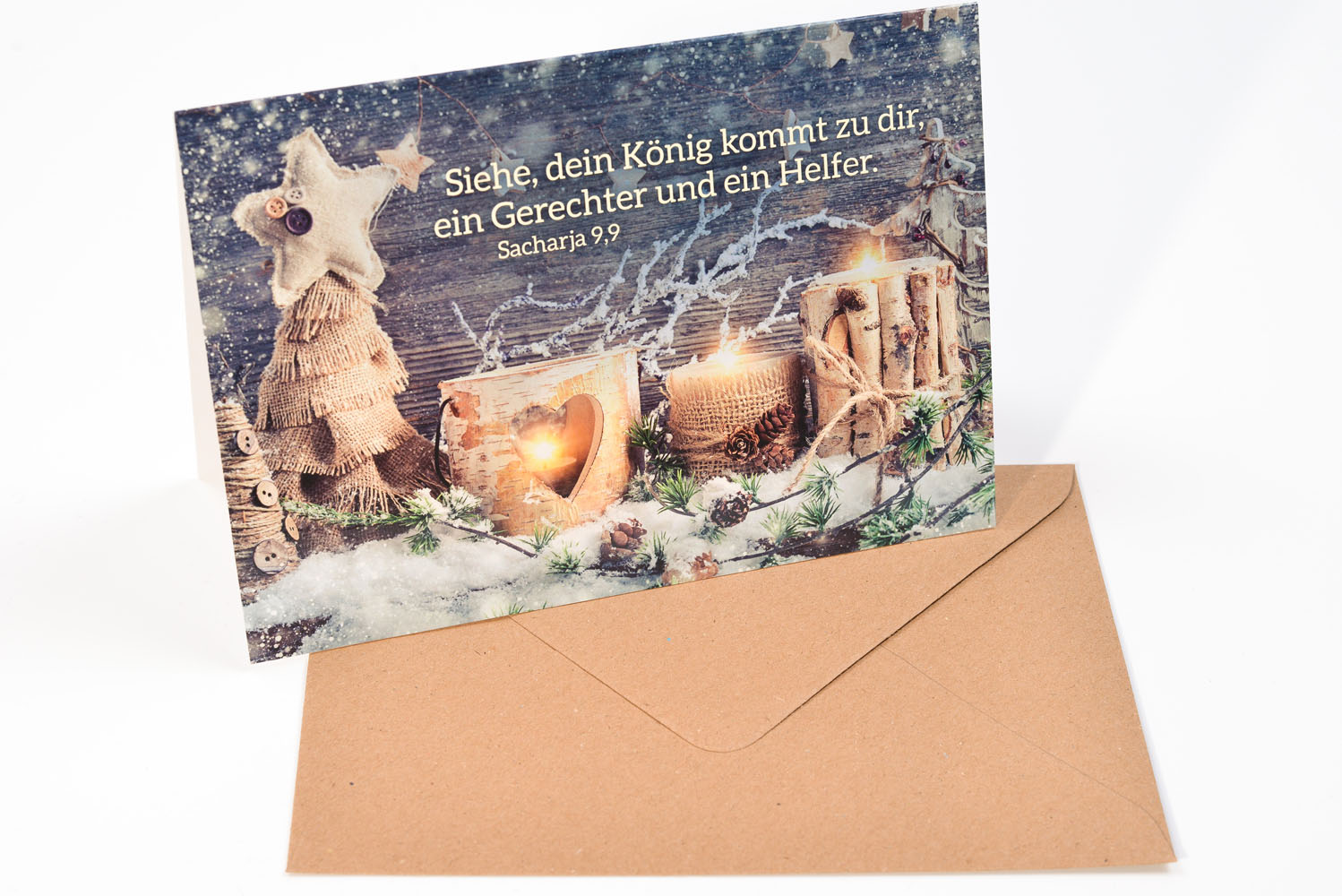 Faltkarte "Siehe, dein König kommt"