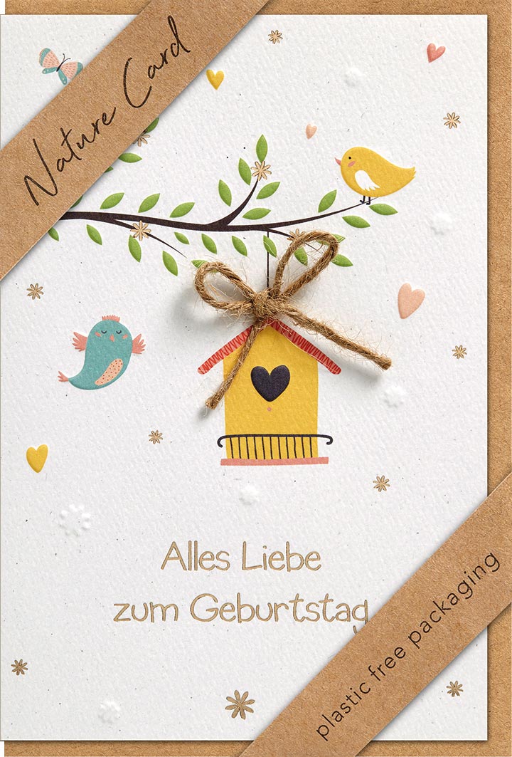 Faltkarte "Alles Liebe zum Geburtstag"