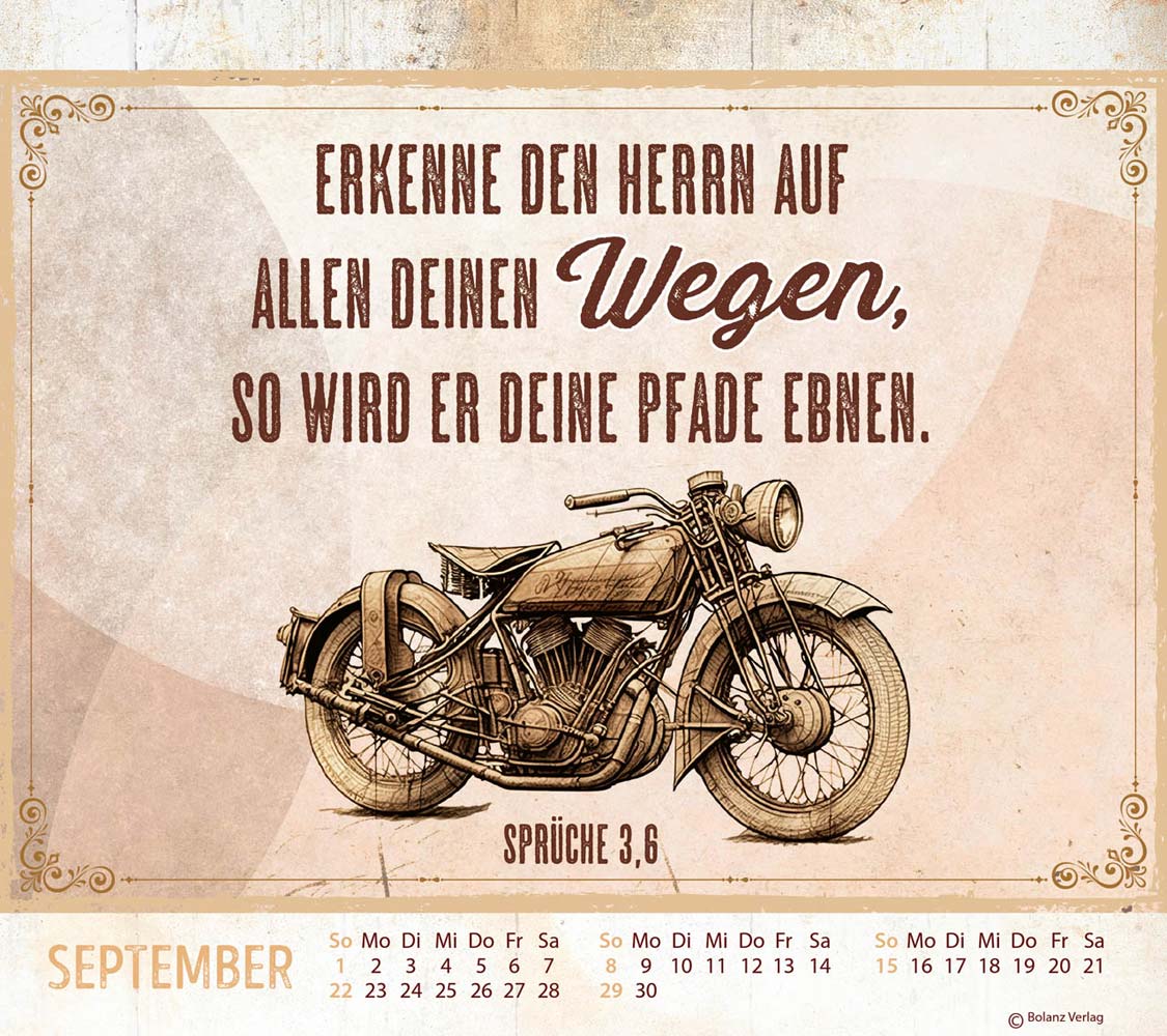 Starke Worte 2024 - Vintage - Tischkalender Starke Worte 2024 - Vintage - Tischkalender