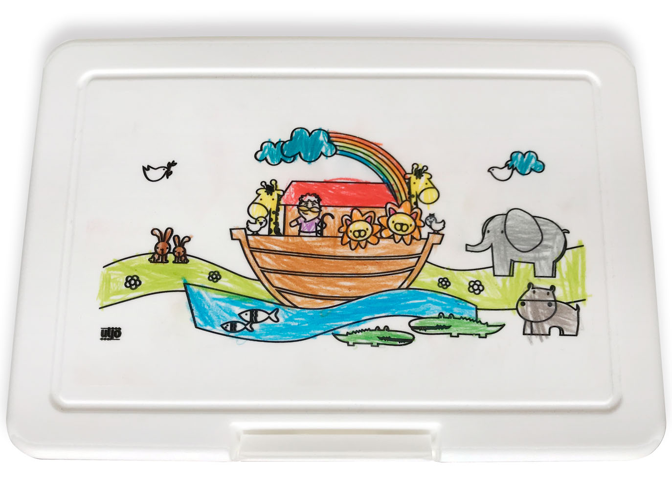 972109-Ausmal-Brotbox-2 Brotdose "Arche Noah"