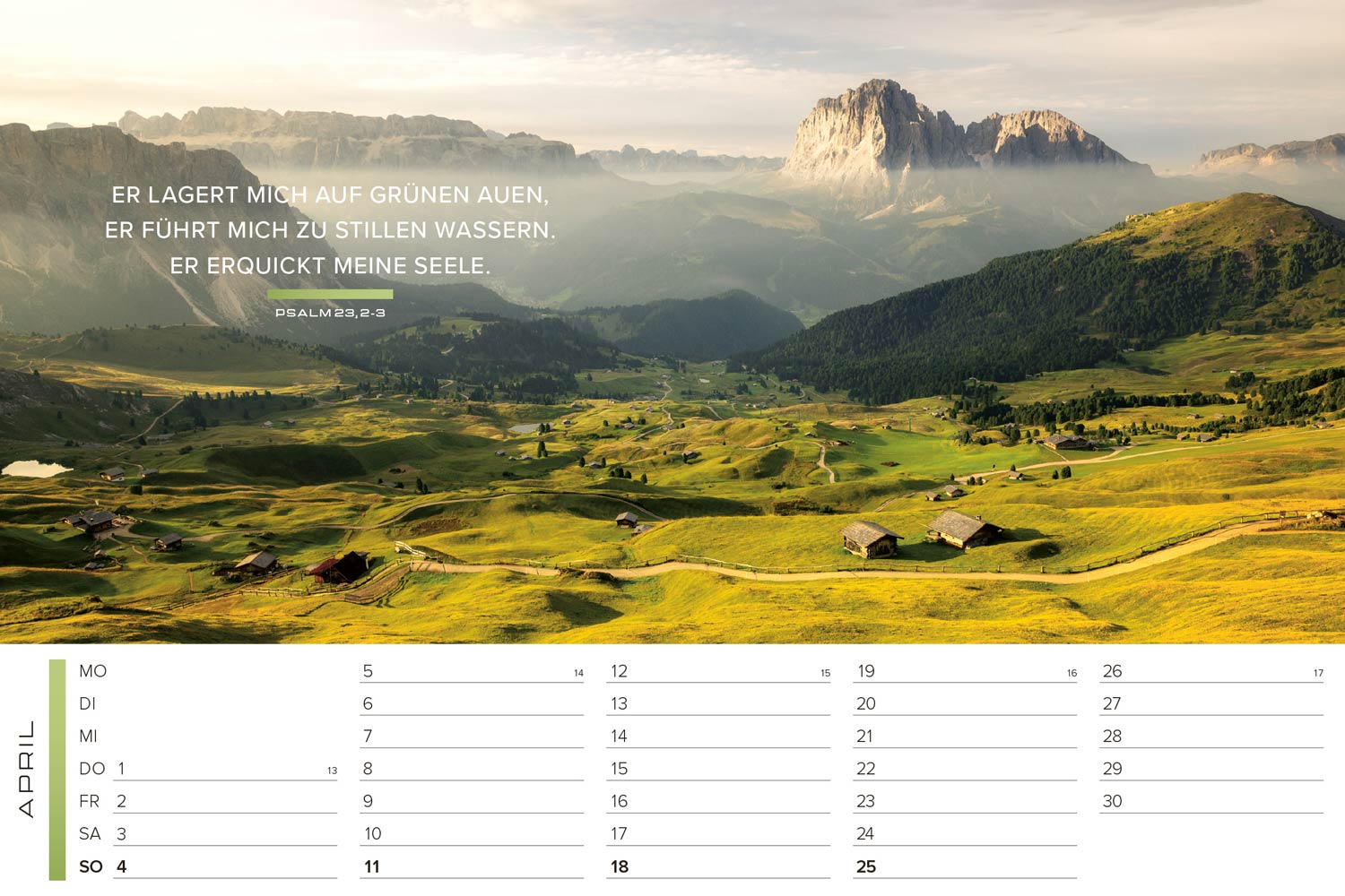Life-is-More 2027 - Panoramakalender
