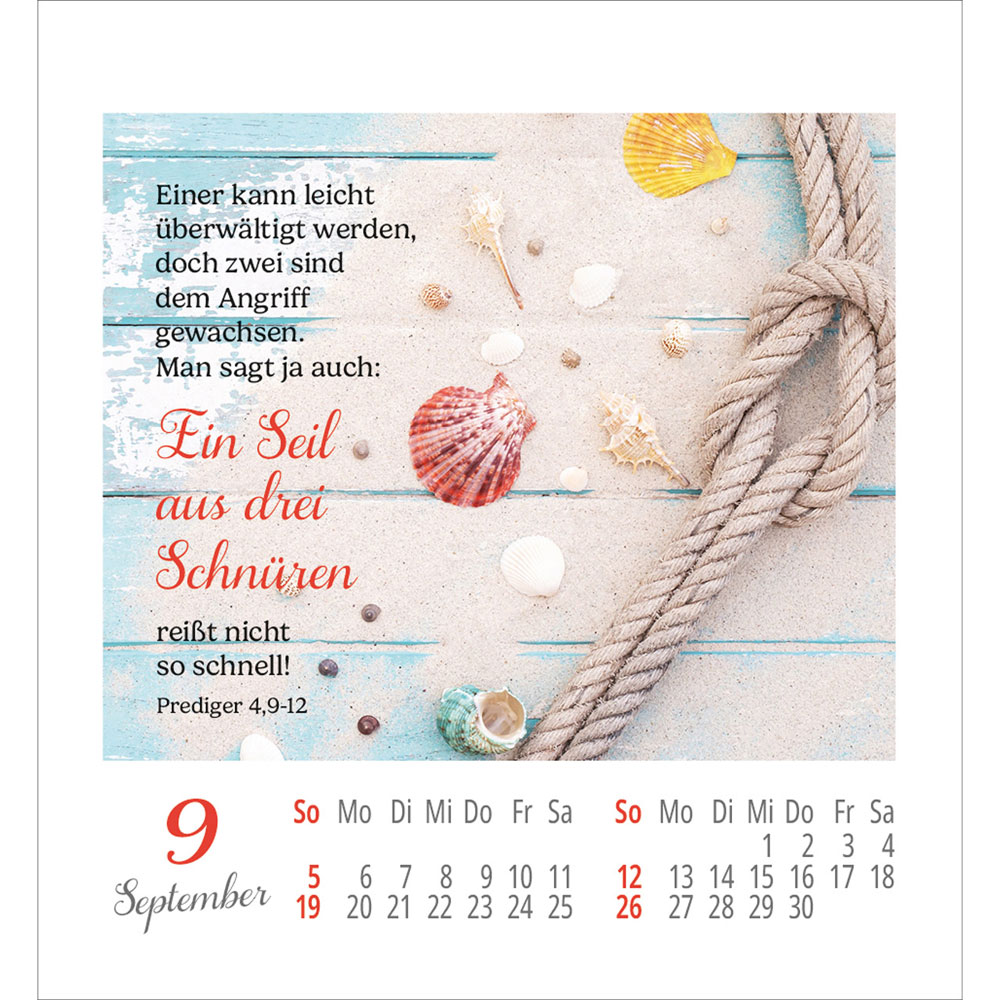 Lieblingsworte umgeben dich 2027 - Aufkleber-Kalender