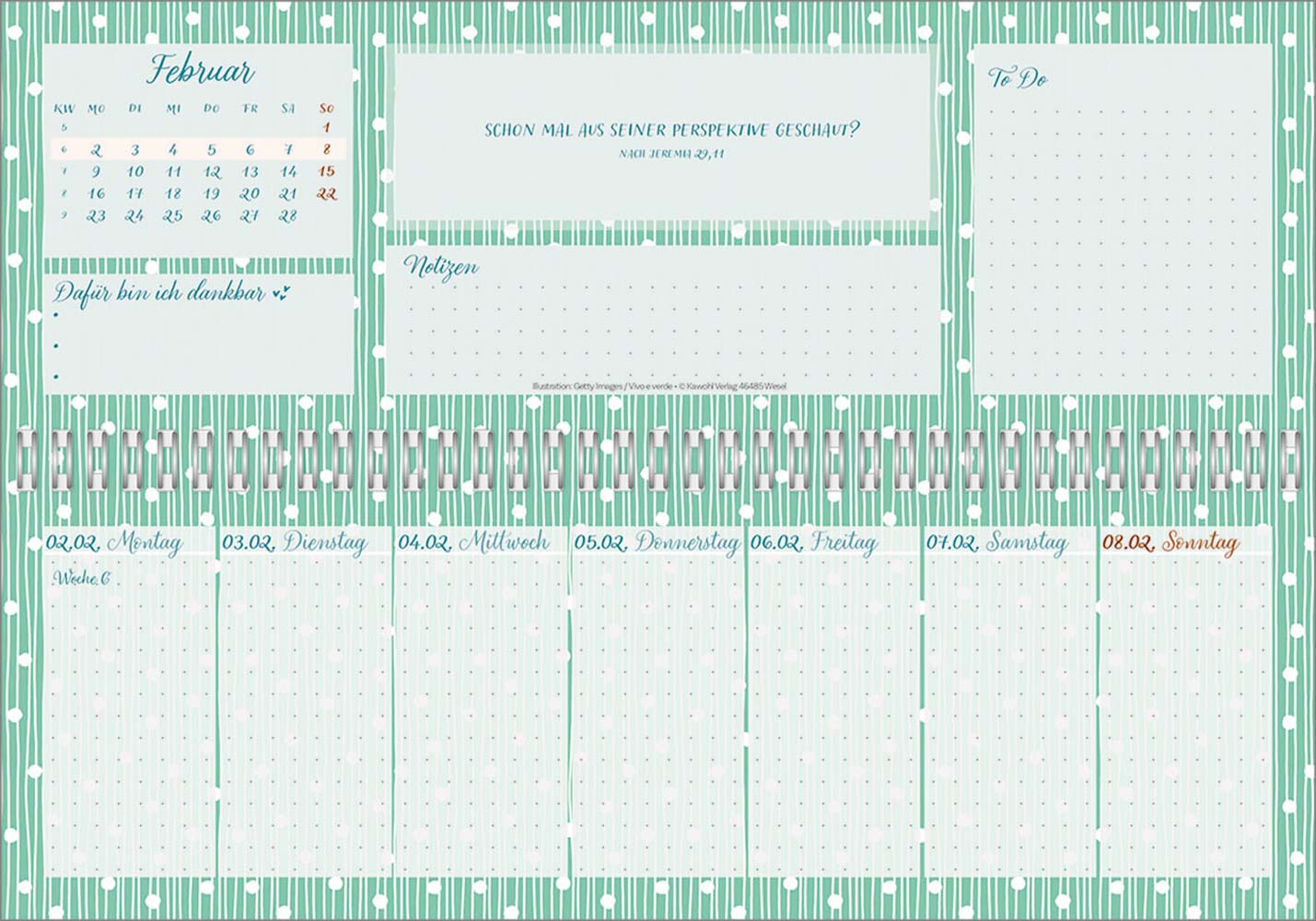 Meine fröhlich-bunte Segenswoche 2026 - Wochen-Tischkalender Meine fröhlich-bunte Segenswoche 2026 - Wochen-Tischkalender