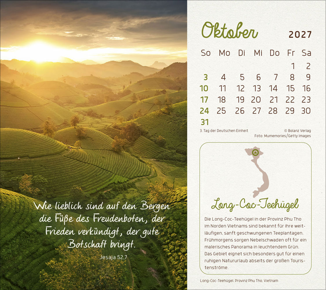 Faszinierende Schöpfung 2027 - Postkartenkalender