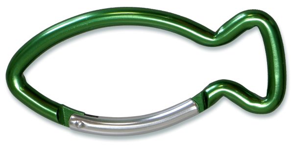 Schlüsselanhänger "Karabinerhaken-Fisch"