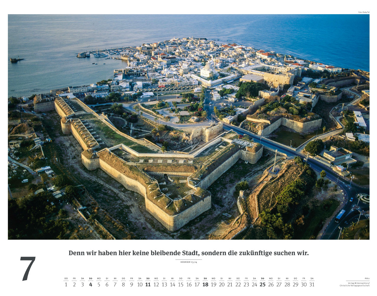 Israel 2027 - Wandkalender (Weiß)
