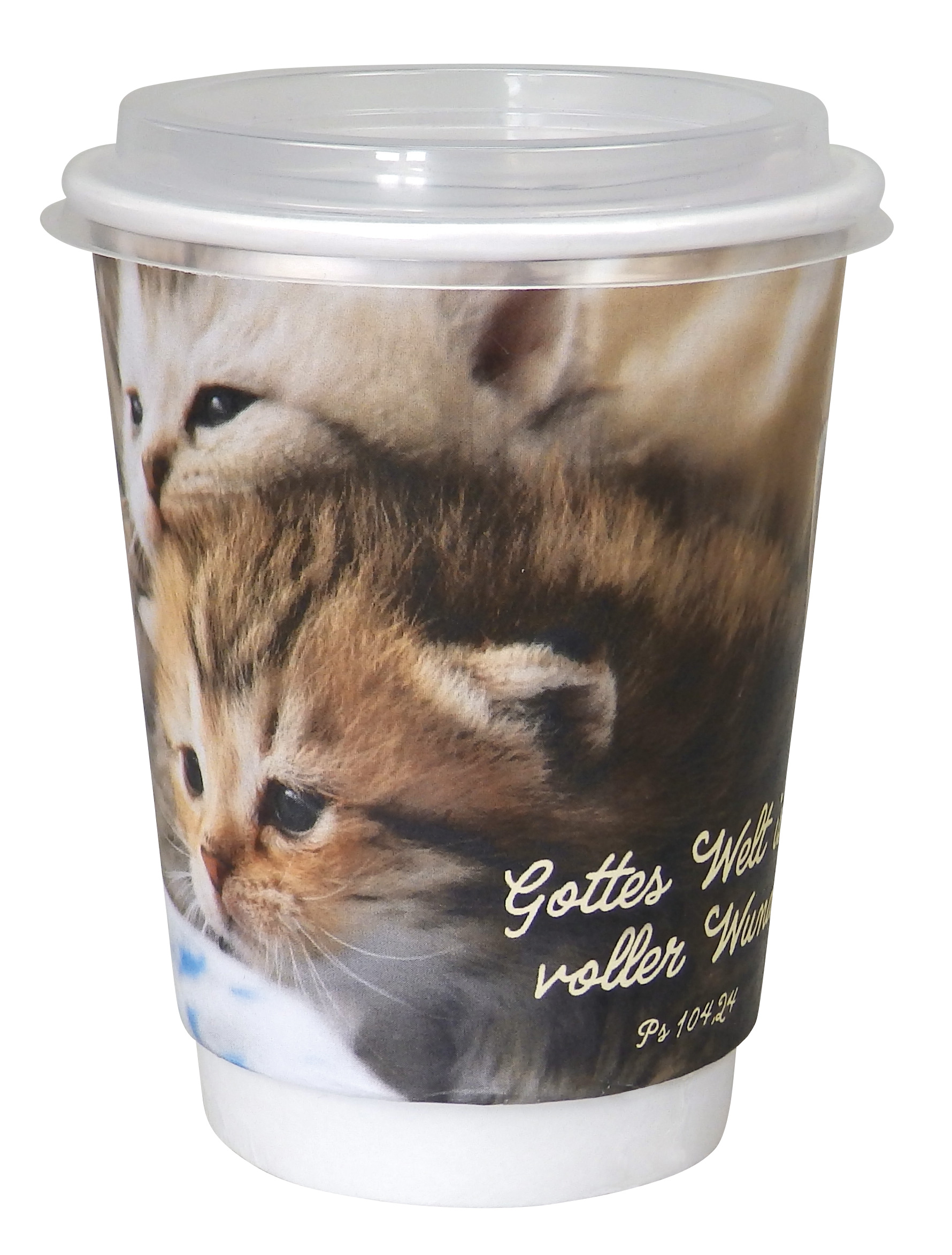 Puzzle-Cup - Katzenmotiv
