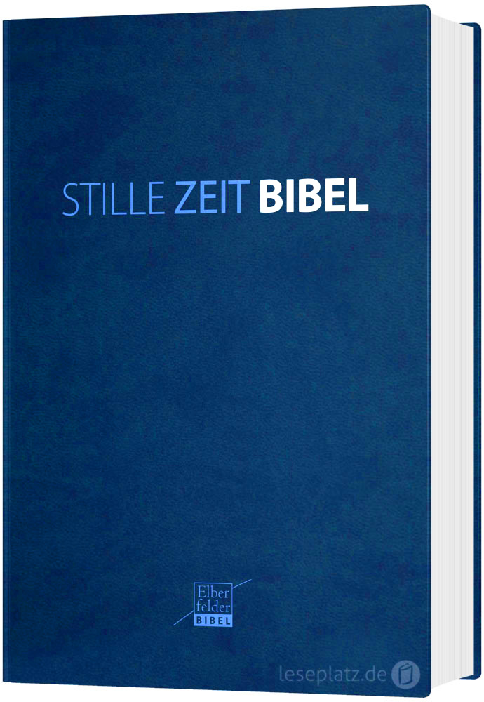 Stille-Zeit-Bibel (Elberfelder 2006) - Kunstleder blau