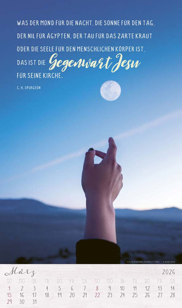 Mit Seiner Kraft 2026 - Posterkalender