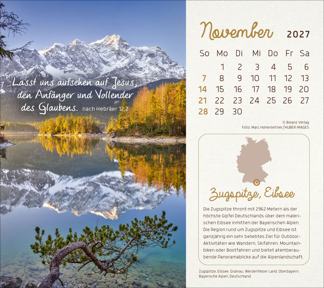 Faszinierende Schöpfung 2027 - Postkartenkalender