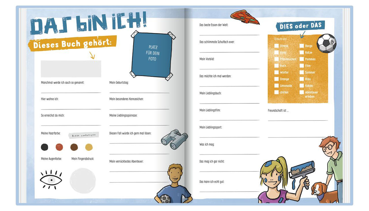 Die Strandspürnasen - Mein Freundschaftsbuch