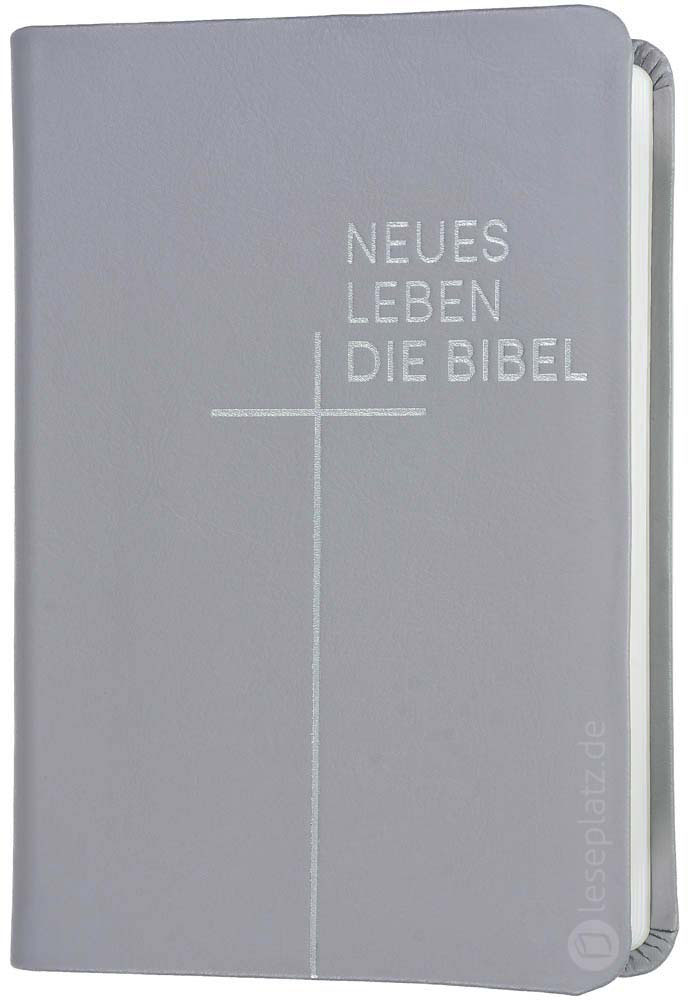 Neues Leben. Die Bibel - Taschenausgabe - Leder grau