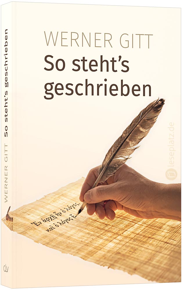 So steht's geschrieben