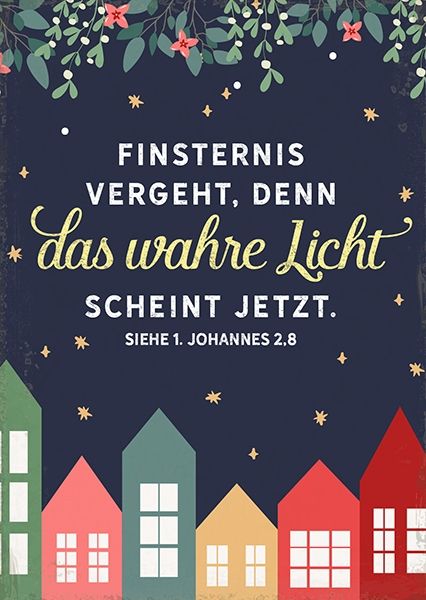 8981369W Postkarte "Das wahre Licht"