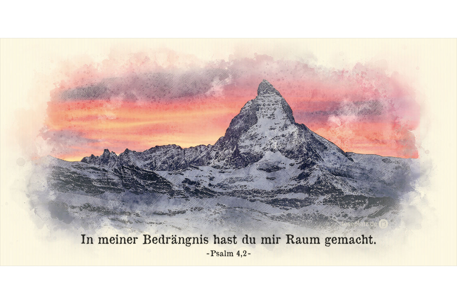 Faltkarte Art 03 "Matterhorn"