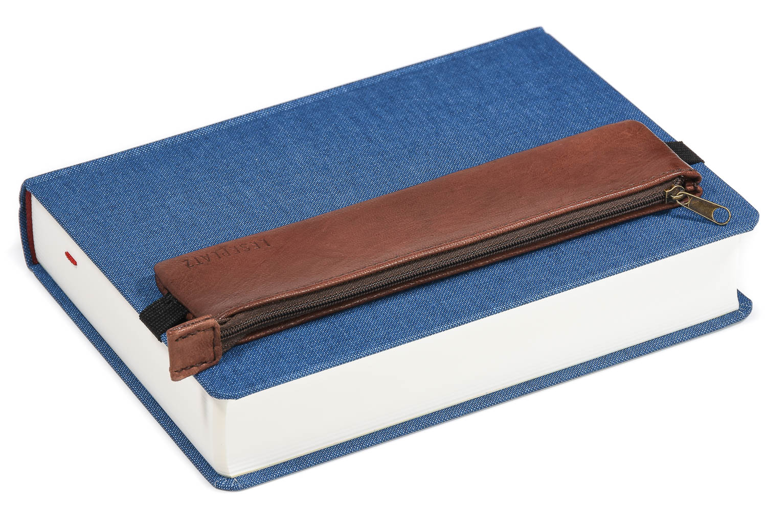 Leder-Stifte-Mäppchen "Marrakesh" dunkelbraun Leder-Stifte-Mäppchen "Marrakesh" dunkelbraun