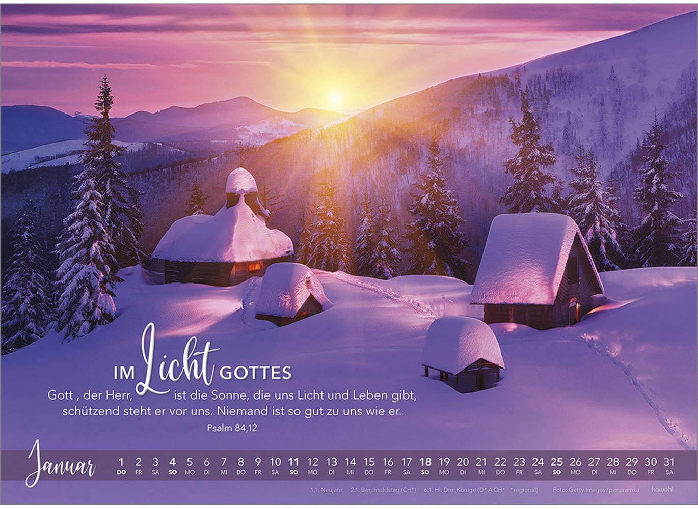 Die Liebe bleibt 2026 - Wandkalender