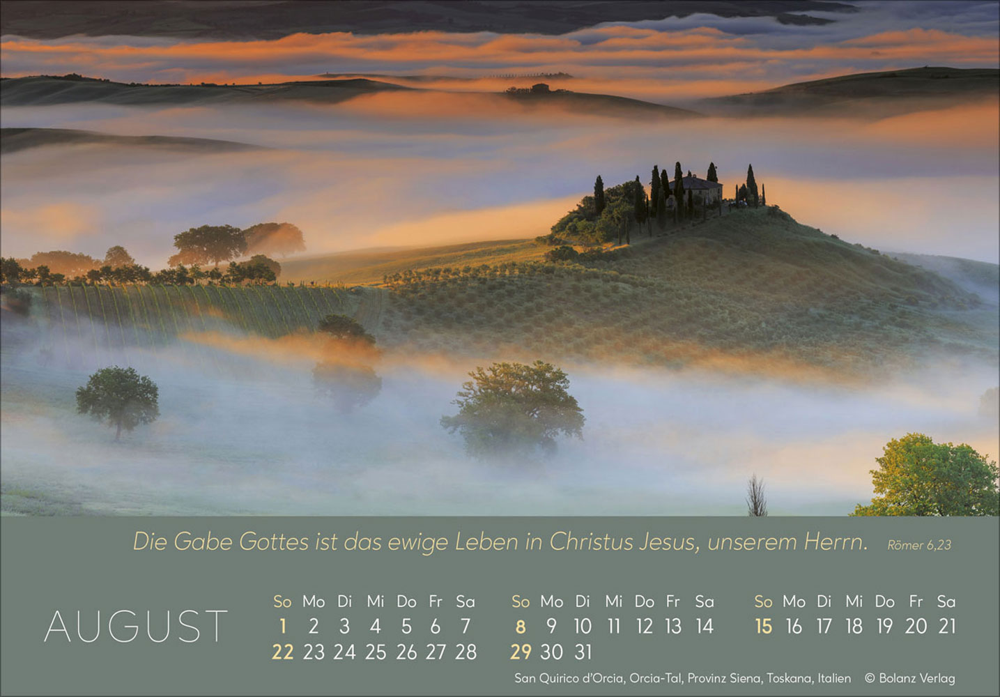 Ewigkeit im Herzen 2027 - Tischkalender