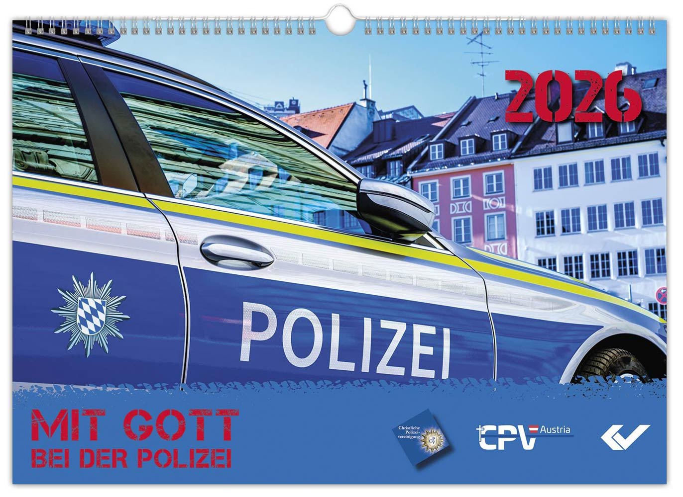 Mit Gott bei der Polizei 2026 - Wandkalender