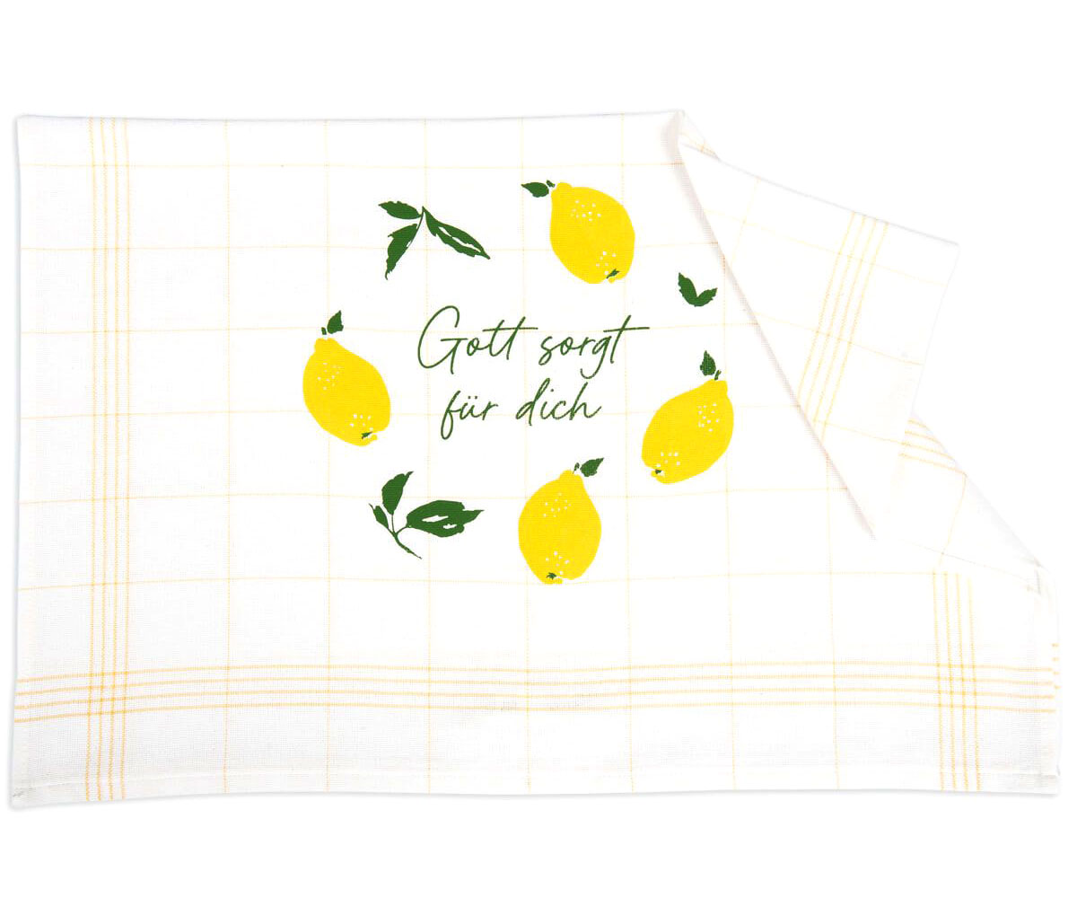 Geschirrtuch "Gott sorgt für dich"