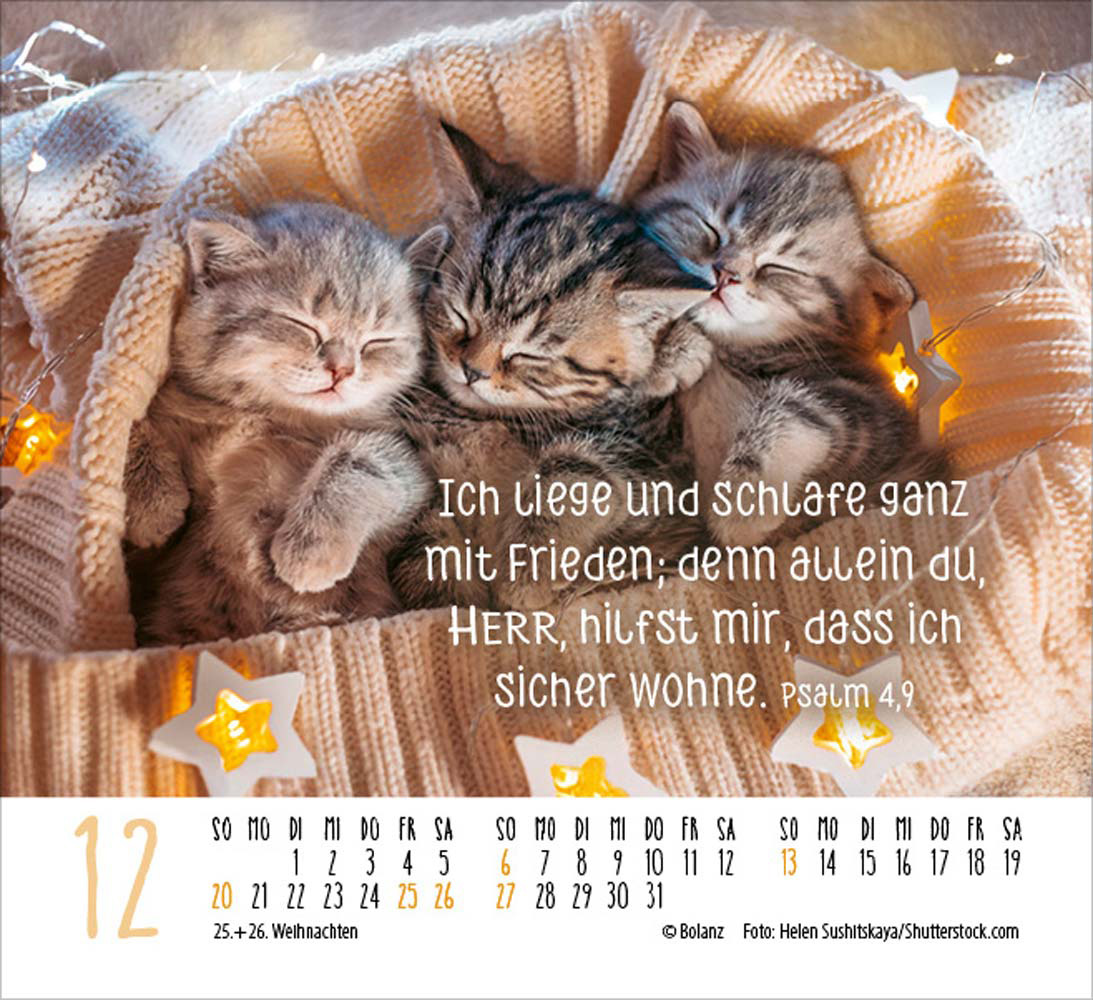 Begegnungen 2026 - Minikalender